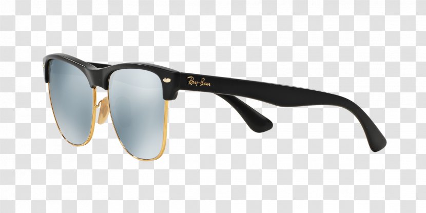 Sunglasses Ray-Ban Clubmaster Oversized Justin Classic - Glasses Transparent PNG