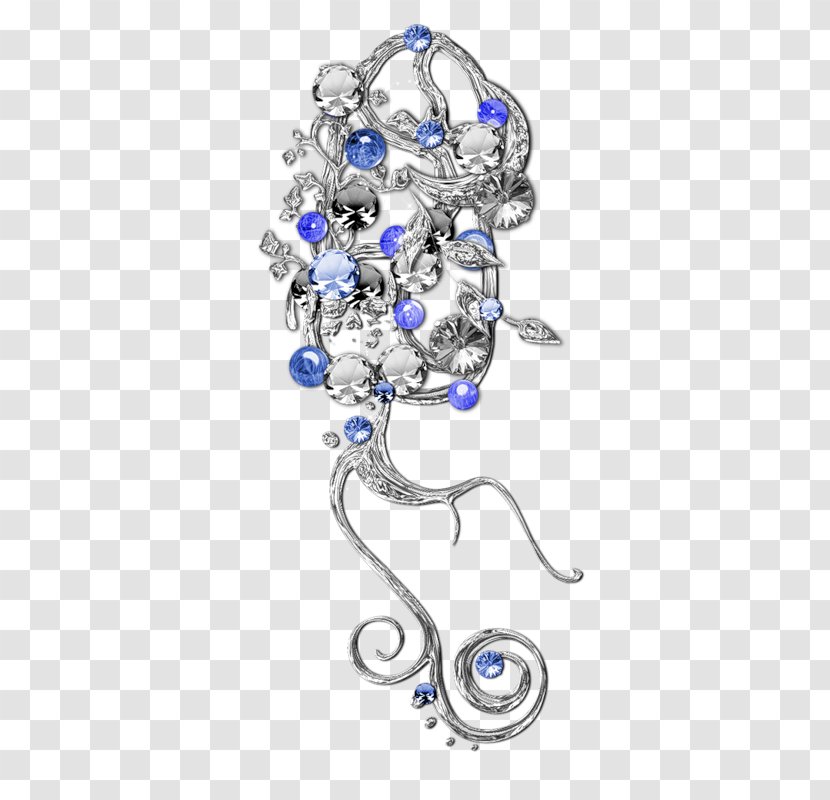 Cobalt Blue Brooch Body Jewellery - Sapphire Transparent PNG