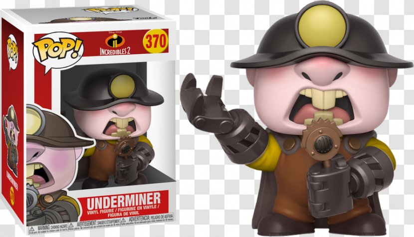 The Underminer Jack-Jack Parr Funko Frozone Incredibles - 2 - Rise Of Transparent PNG