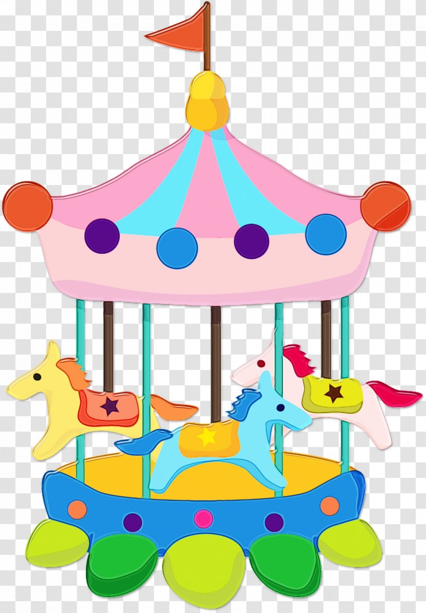 Carousel Drawing Attraction Amusement Park - Play Bird Supply Transparent PNG