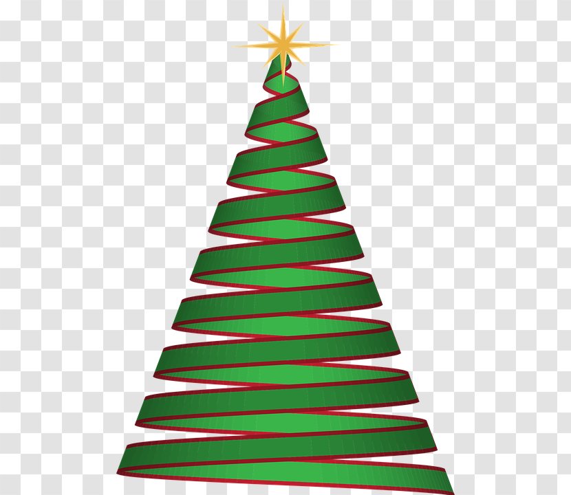 Christmas Tree Clip Art Day Ornament - Conifer - Vector Transparent PNG
