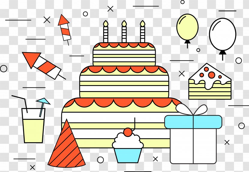Birthday Cake Download Icon - Material Transparent PNG