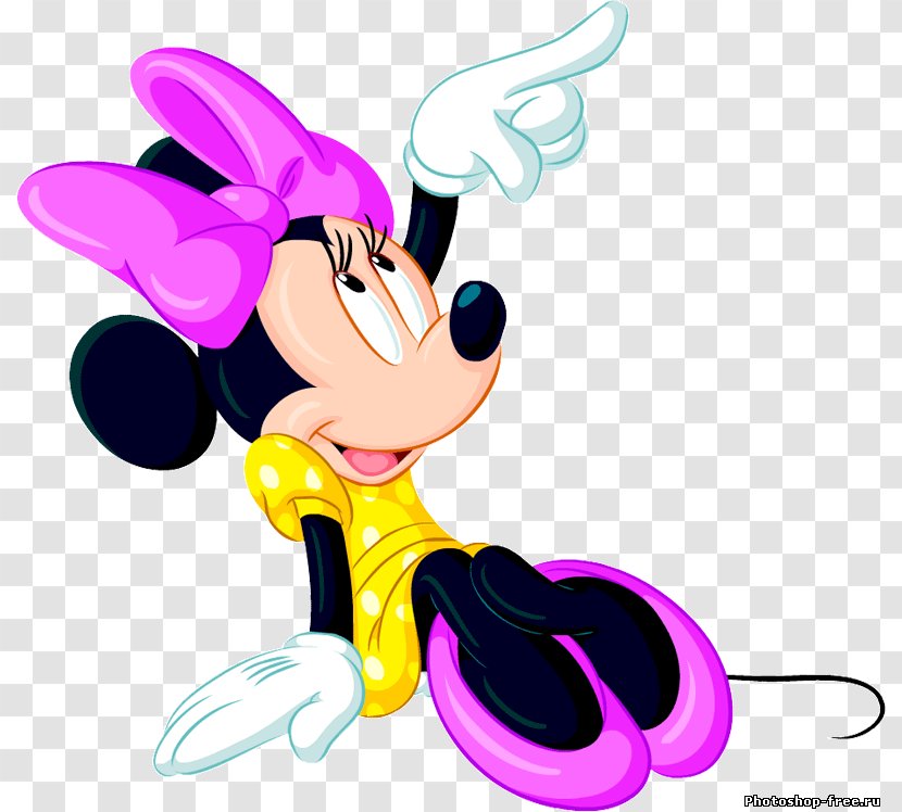 Minnie Mouse Mickey Donald Duck Pluto Clip Art - Heart Transparent PNG