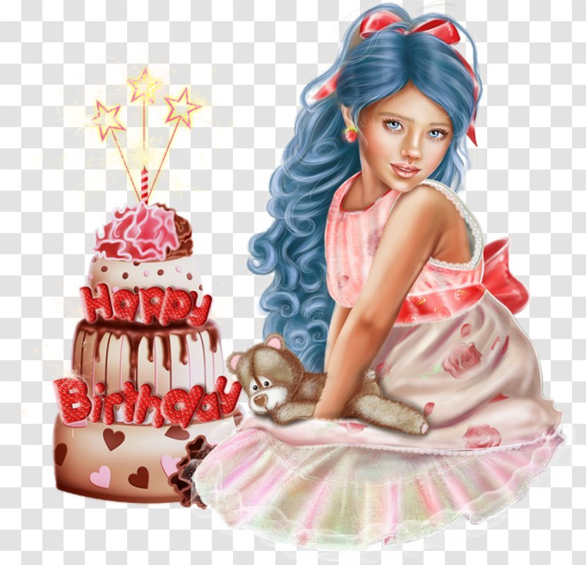 Birthday Cake Candle Happy To You - Doll - Airplane Transparent PNG
