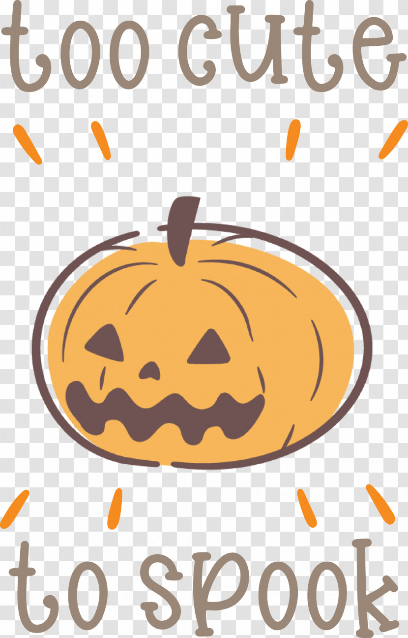 Halloween Too Cute To Spook Spook Transparent PNG