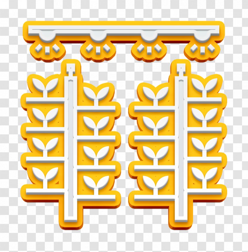 Farming Icon Future Garden - Indoor - Yellow Text Transparent PNG