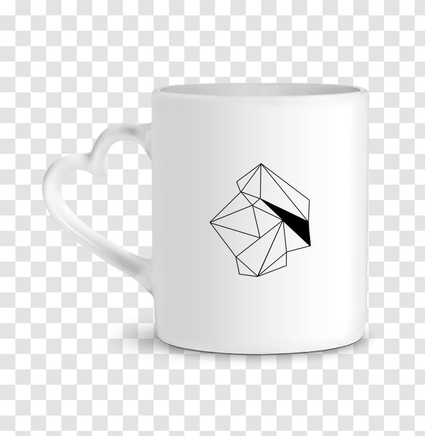 Mug Black And White Ceramic - Brand Transparent PNG