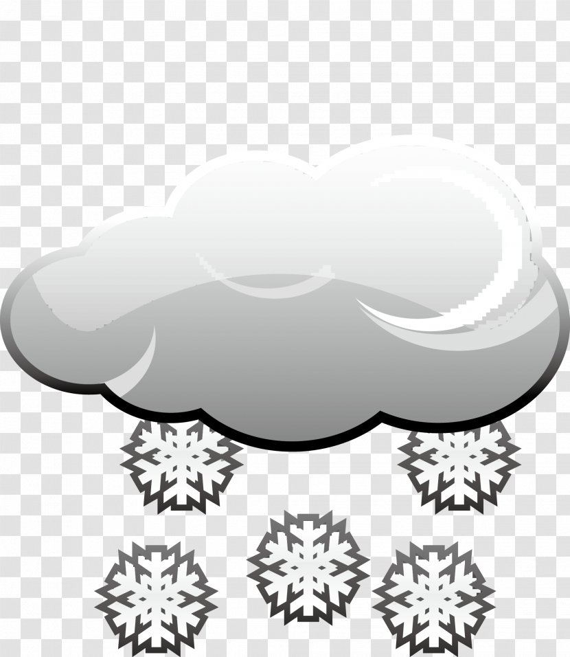 Daxue Weather Icon - Monochrome - Heavy Snow Transparent PNG