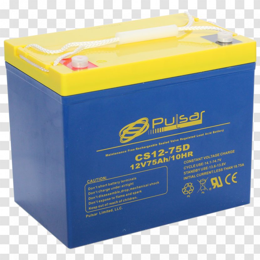 Deep-cycle Battery Electric VRLA Rechargeable Opzs - Vrla Transparent PNG
