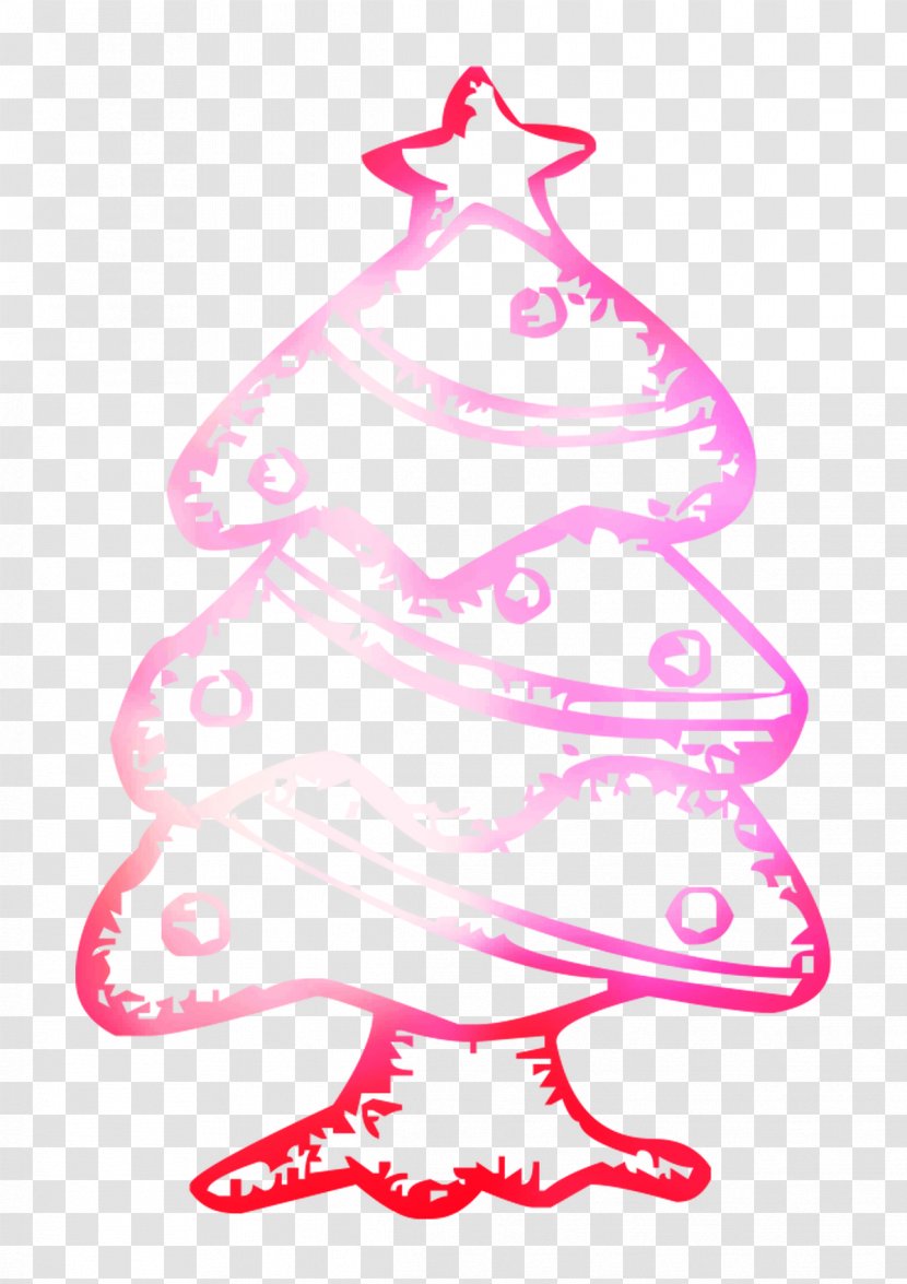 Christmas Tree Illustration Day Clip Art Ornament - Holiday - Pink M Transparent PNG