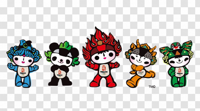 2008 Summer Olympics 1976 2004 2010 Winter 2014 - Olympic Games - Fuwa Transparent PNG