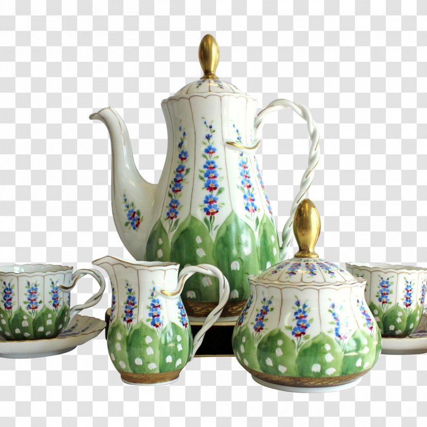 Porcelain Kettle Pottery Saucer Teapot - Ceramic Transparent PNG