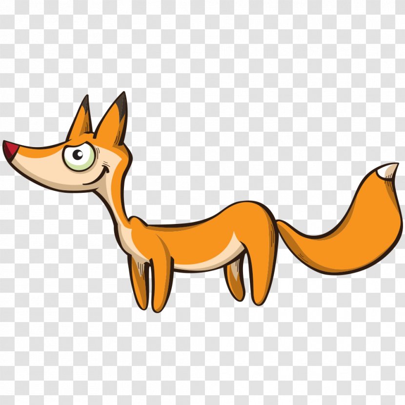 Comics Cartoon Illustration - Fox Transparent PNG