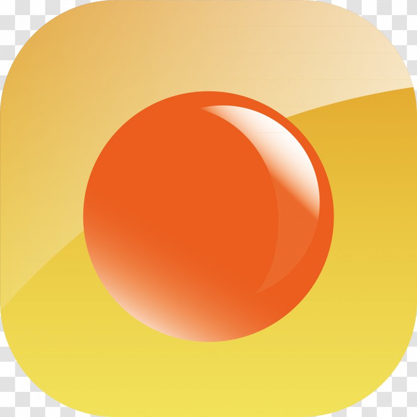 Sphere Computer Wallpaper - Orange - Announcement Photo Button Transparent PNG