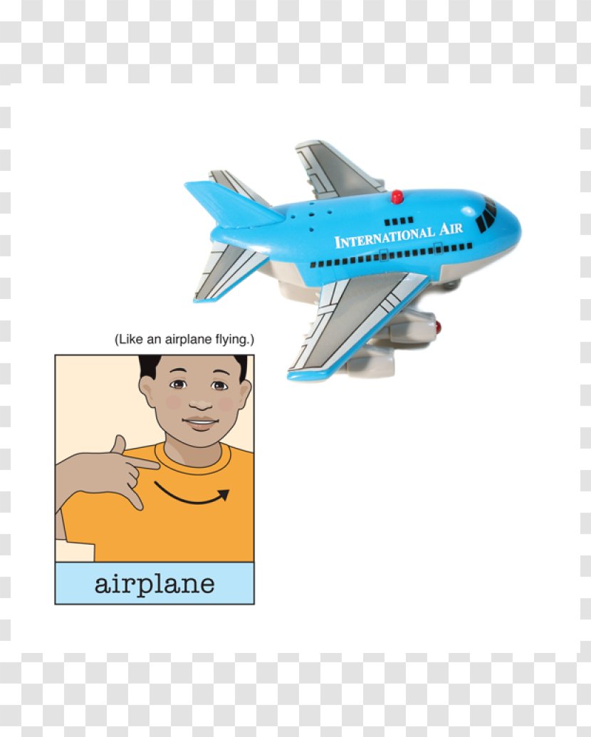 ABC Sign And Color: A Beginner's Book Of American Language In Action First Signs Baby - Air Travel - Airplane Transparent PNG