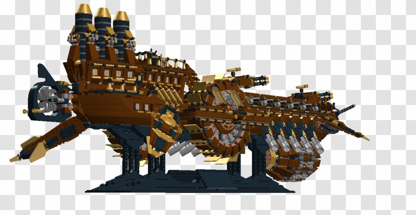 Steampunk Battleship Science Fiction Dreadnought - Lego Ideas - Destroyer Ship Transparent PNG