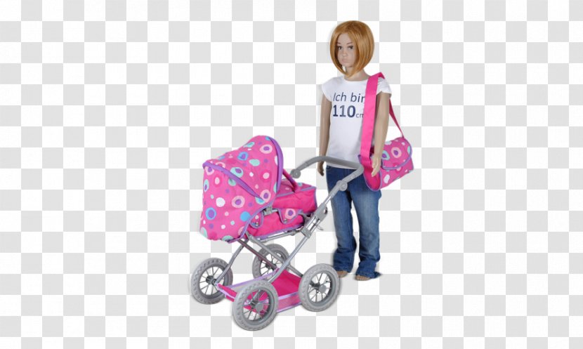 Doll Vehicle Baby Transport - Toy - Pink Splash Transparent PNG