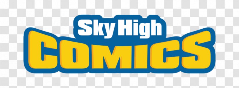 Sky High Comics Logo Comic Book Brand - Text - Trademark Transparent PNG