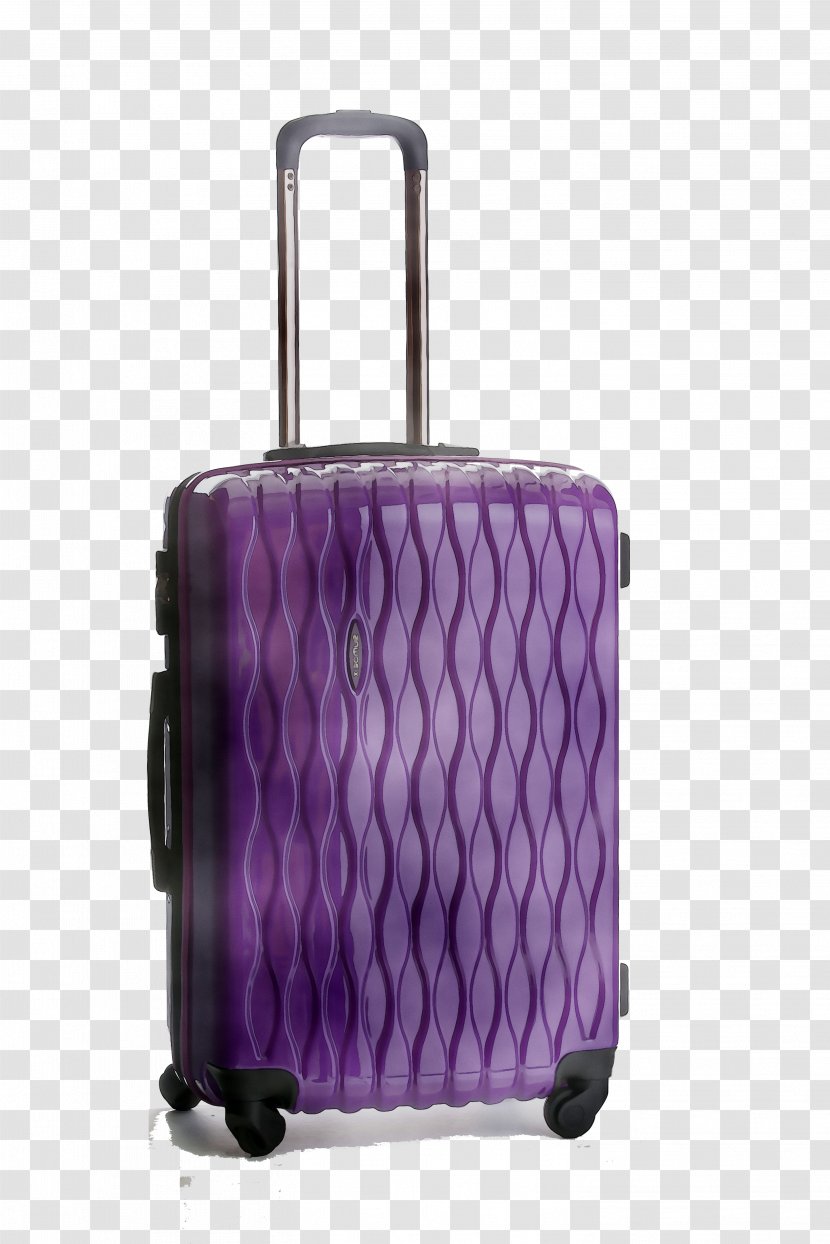 Hand Luggage Baggage Product Purple - Wheel Transparent PNG