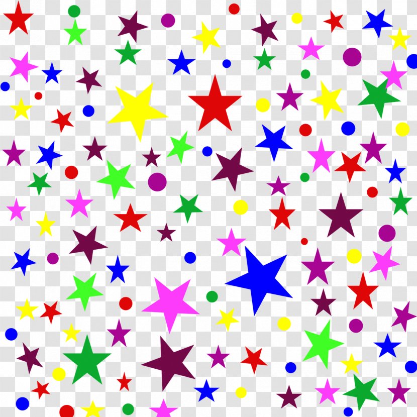 Star Color Clip Art Transparent PNG