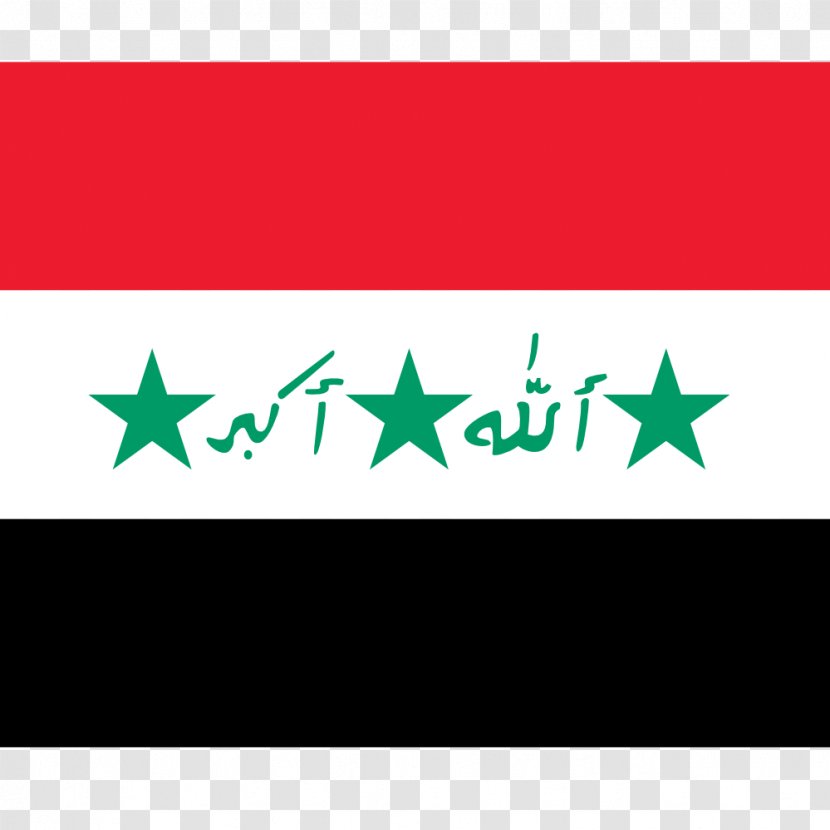 Flag Of Iraq National Syria - Tricolour Transparent PNG