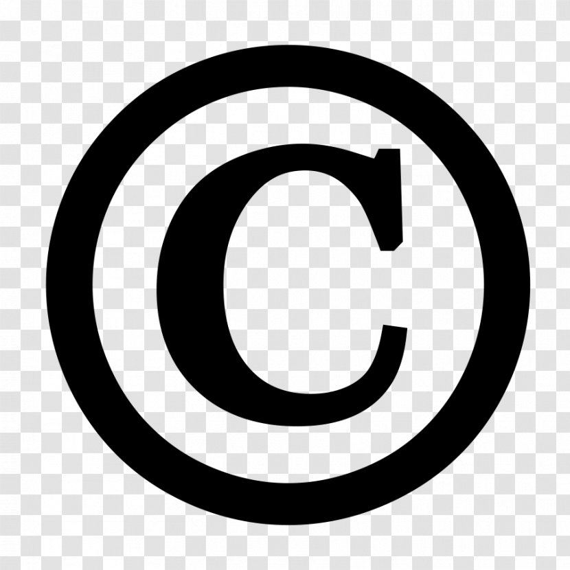 All Rights Reserved Copyright Symbol Registered Trademark - Text Transparent PNG