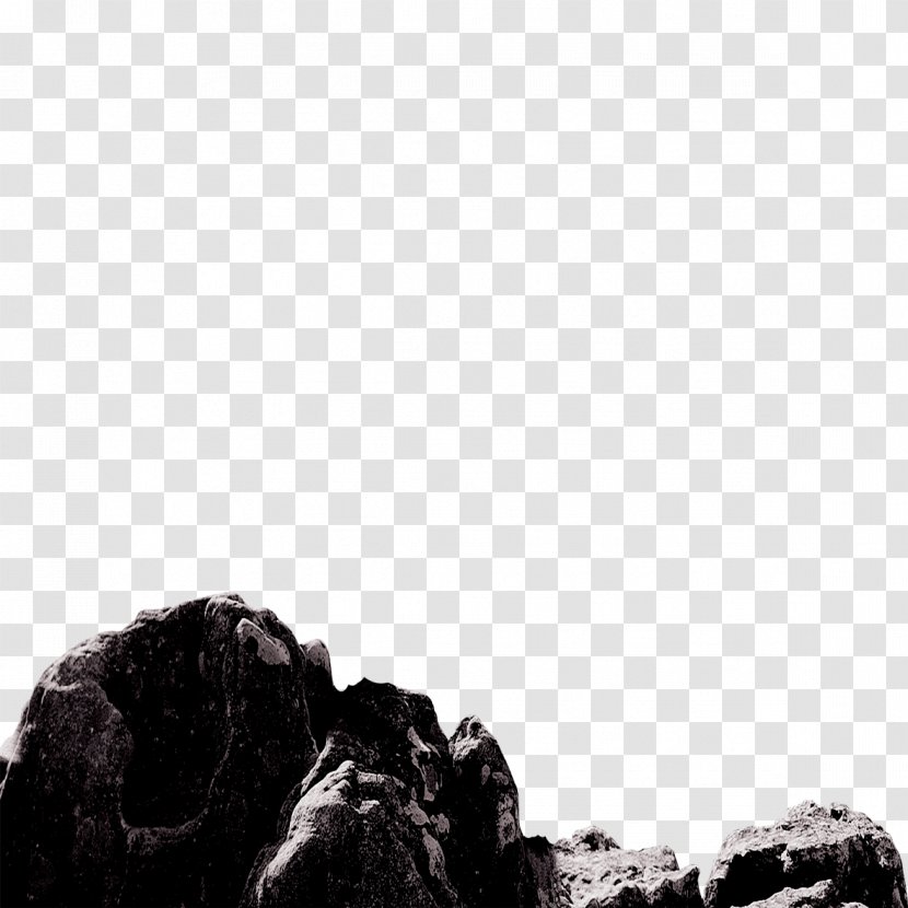 Black And White Sky Stock Photography Wallpaper - Computer - Stone Transparent PNG