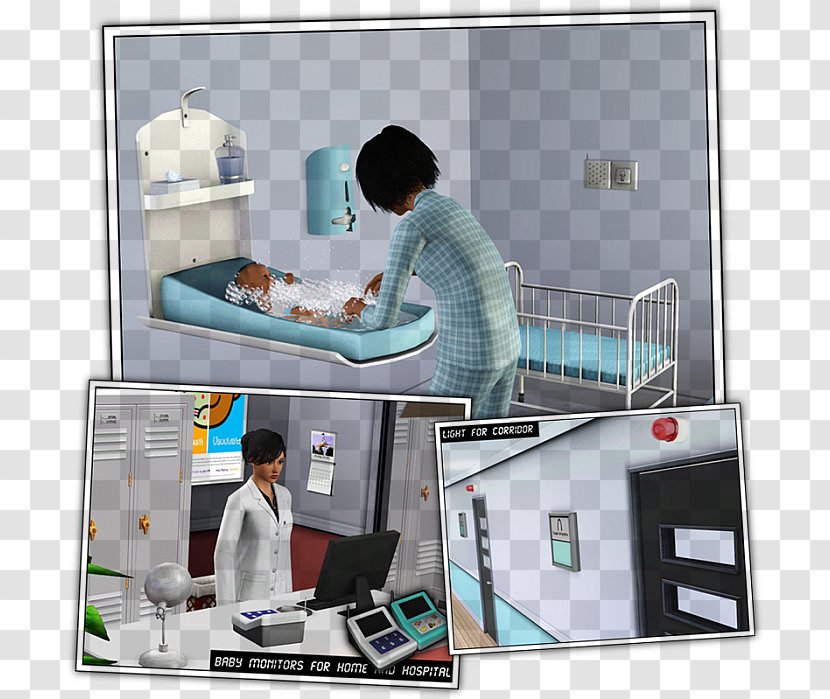 The Sims 3: Generations 2 4 MySims Seasons - Service - Hospital Room Transparent PNG