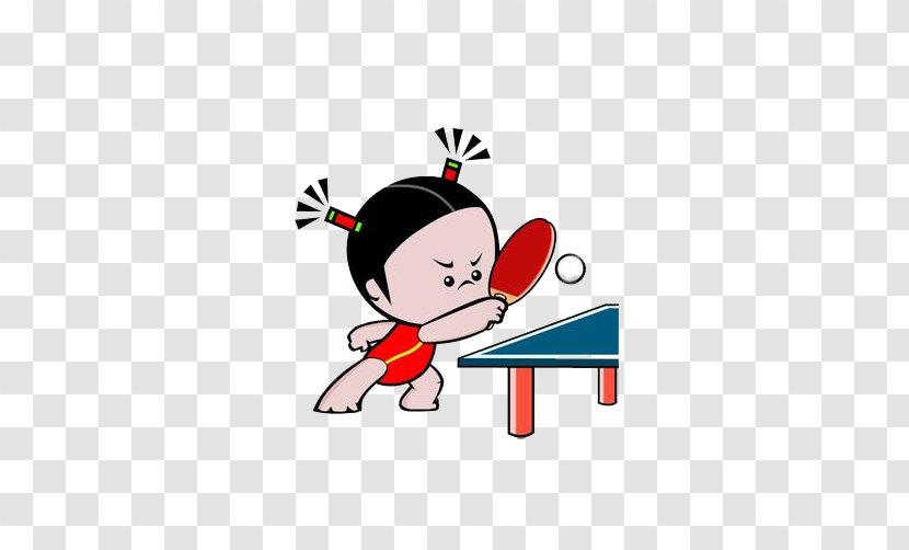 Sticker Online Chat Emoticon WeChat - Tree - Chinese Dolls Really Play Ping Pong Transparent PNG