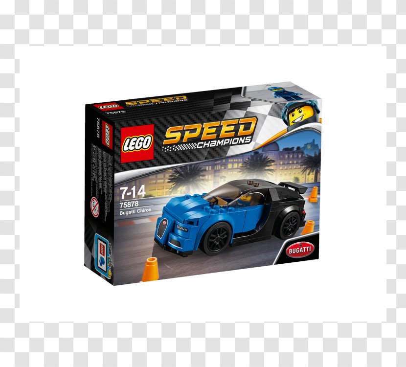 LEGO 75878 Speed Champions Bugatti Chiron Lego Transparent PNG