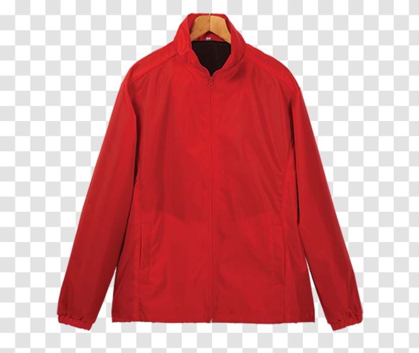 Jacket Zipper Coat Clothing Shirt - Sleeve Transparent PNG