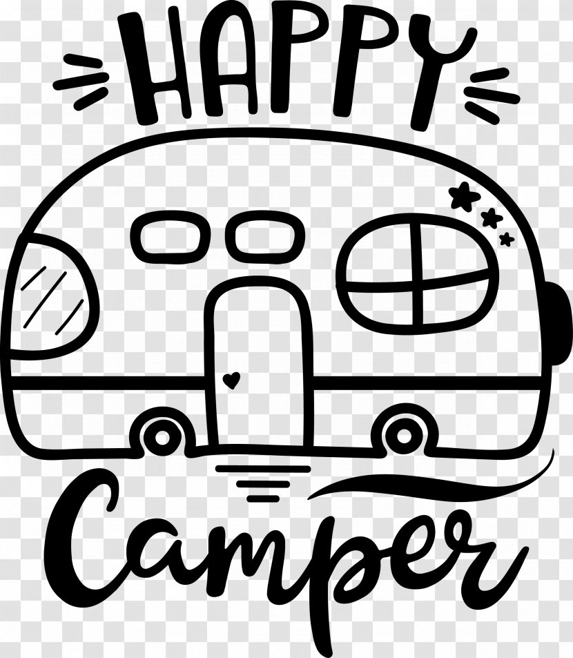 Camping Cartoon - Coloring Book - Headgear Line Art Transparent PNG