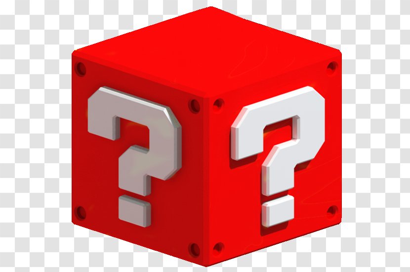 Super Mario World 3D Paper - Question Mark - Blocks Transparent PNG