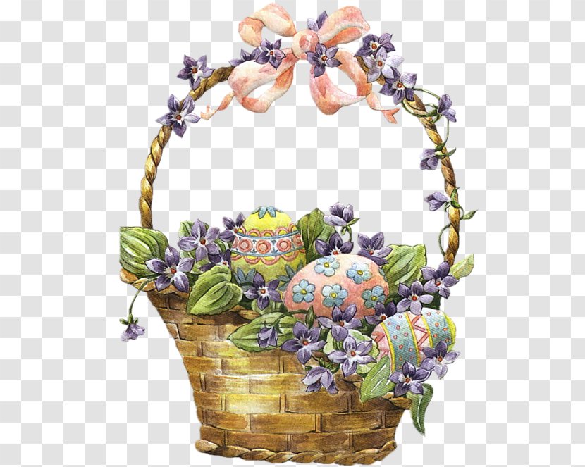 Easter Bunny Basket Egg Clip Art - Floristry Transparent PNG