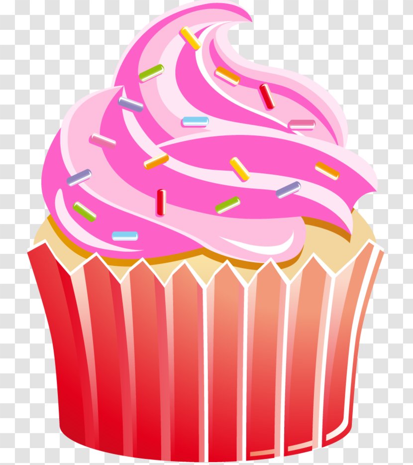 Delicious Cupcakes Muffin Frosting & Icing Clip Art - Cupcake - Chocolate Transparent PNG