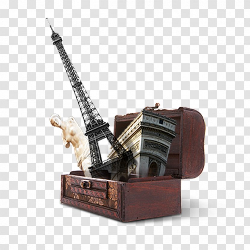 Eiffel Tower - Triumphal Arch - Part-time Model Installed Box Transparent PNG