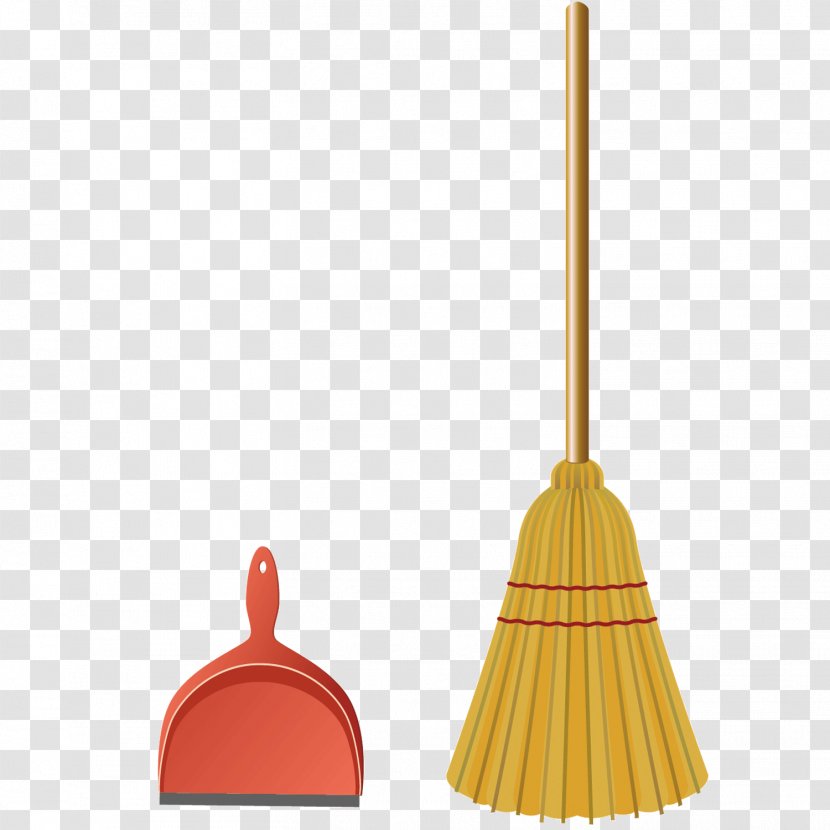 Broom Cleaning Illustration Cartoon Image - Tool - Lamps Transparent PNG