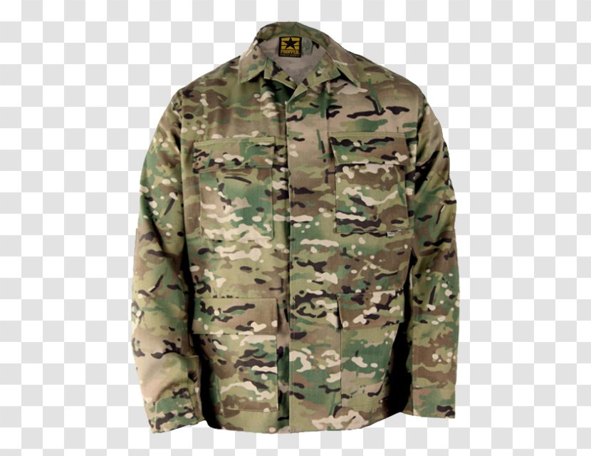 Army Combat Shirt Uniform MultiCam Military Battle Dress - Propper Transparent PNG
