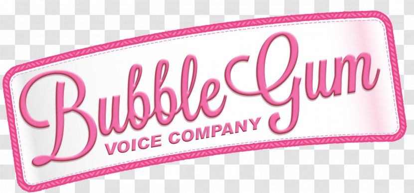Bubble Gum Logo Brand Gums - Magenta - Sheppard Transparent PNG