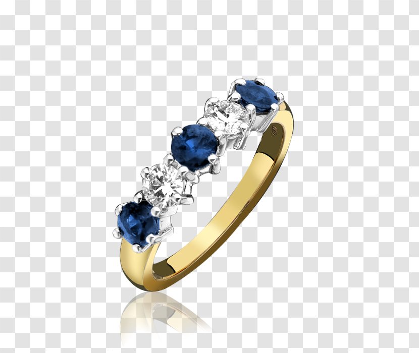 Sapphire Eternity Ring Diamond Jewellery - Ruby Transparent PNG