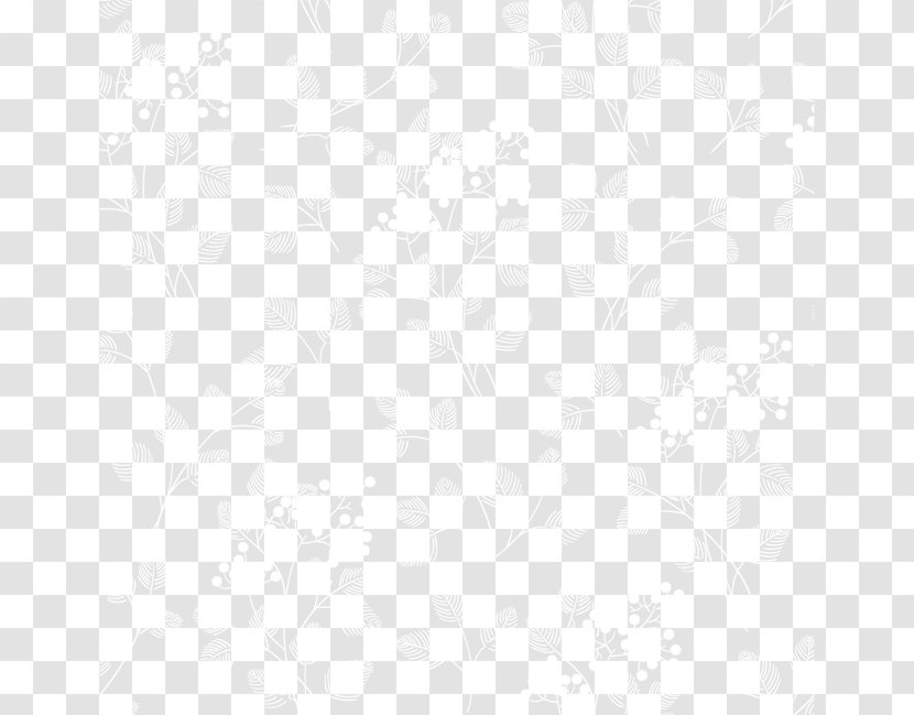 Check White - Monochrome - Floral Background Material Transparent PNG