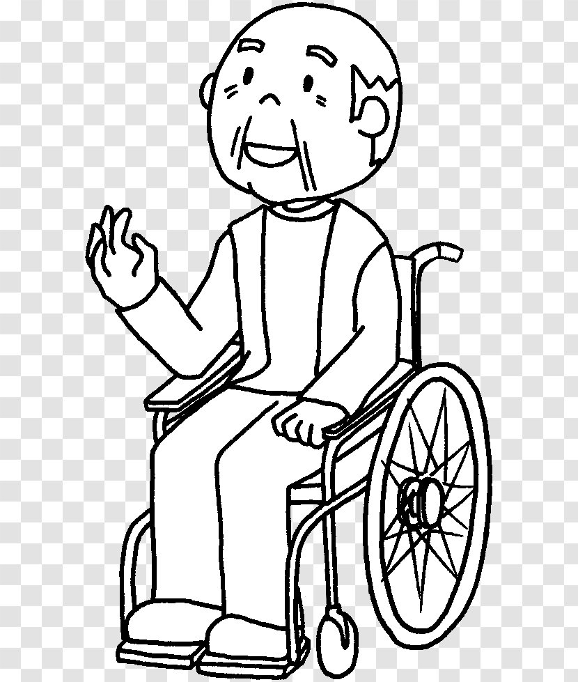 Wheelchair Patient Occupational Therapist Old Age - Flower Transparent PNG