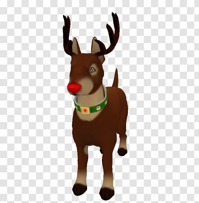 Reindeer Antler Christmas Ornament Character - Fiction - Santa Collection Transparent PNG