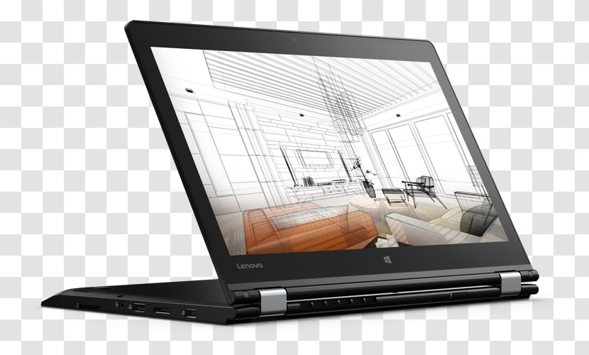 Laptop Lenovo ThinkPad P40 Yoga Intel Core 2-in-1 PC - Solidstate Drive Transparent PNG