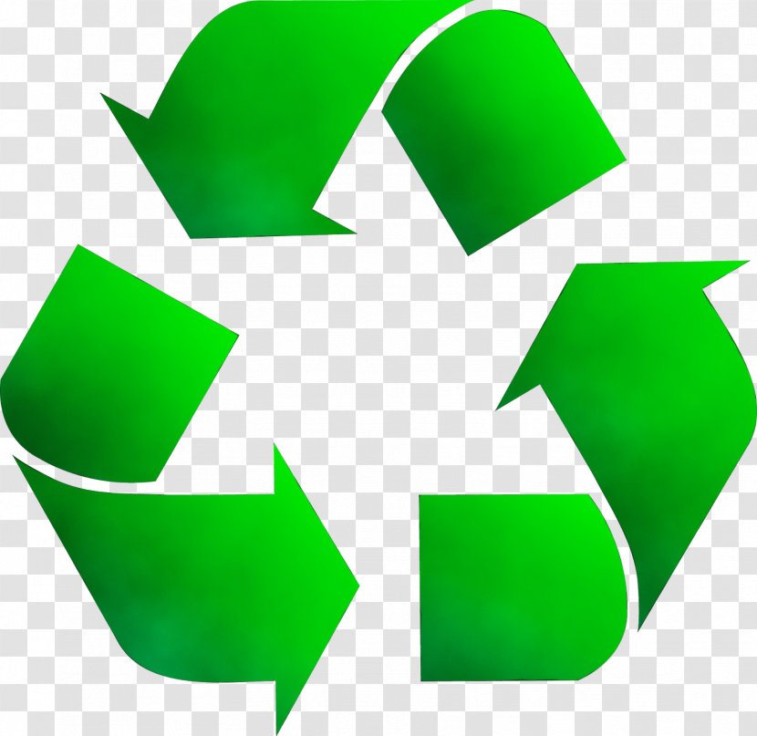 Arrow - Green - Recycling Logo Transparent PNG