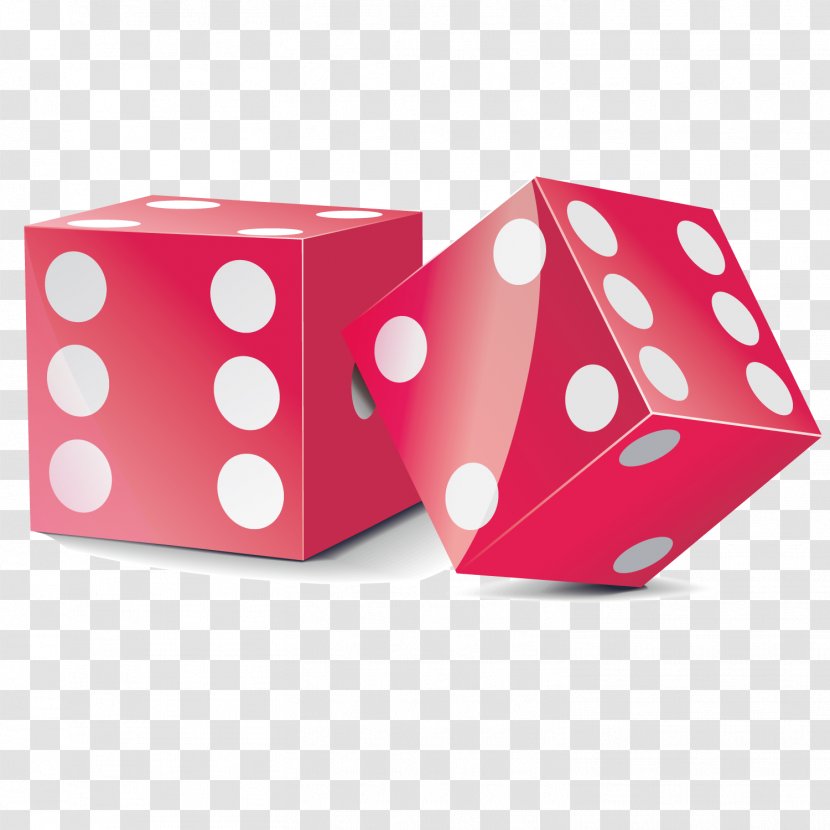 Bunco Dice Cube - Cartoon - Vector Red Child Transparent PNG