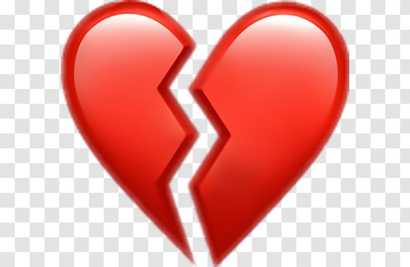 Emojipedia Broken Heart Symbol - Cartoon - Emoji Transparent PNG
