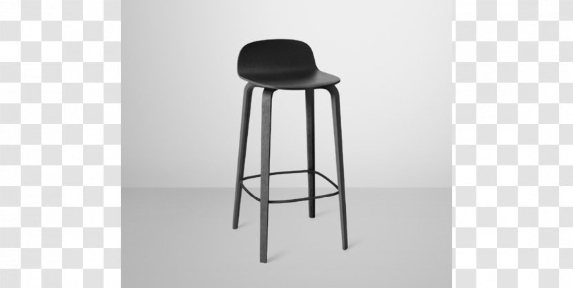 Bar Stool Chair Muuto - Black Transparent PNG
