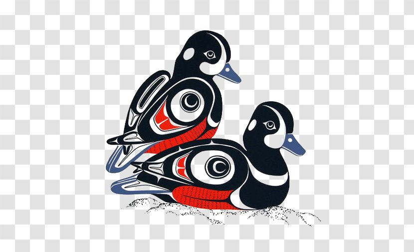 Duck Pacific Northwest Coast Art Native Americans In The United States - Mandarin Transparent PNG