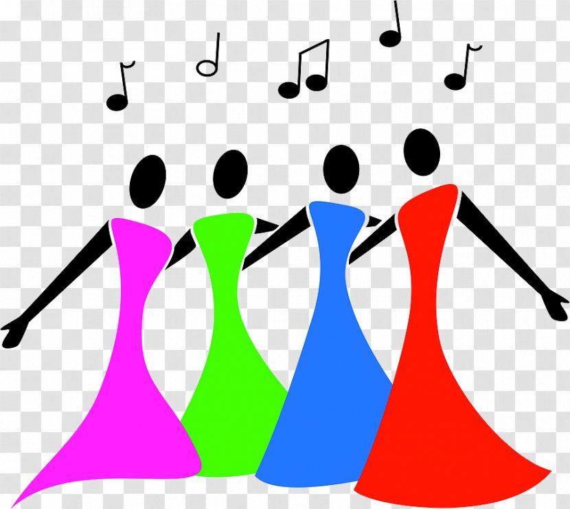 Singing Choir Female Royalty-free Clip Art - Part - Sing Group Cliparts Transparent PNG